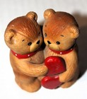Vintage LUCY AND ME Valentine BEARS FIGURINE Love HEARTS Lucy Rigg 1980 ENESCO — photo 7