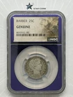1914 Barber Quarter NGC Genuine – TraderBea Purple Core