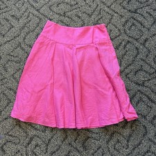 EUC Lauren Ralph Lauren Pink 100 Linen Skirt Size 4