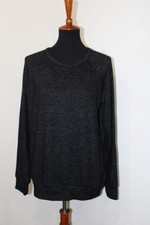 Buffalo David Bitton Sz S Heather Black Pullover Sweatshirt Top