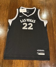 Nike A'ja Wilson WNBA Las Vegas Aces Youth Large #22 Explorer Jersey Authentic