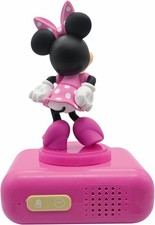 Lexibook 3D Minnie Mouse Children's Clock with Night Light - RL800MN