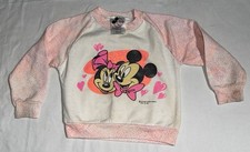 Vintage 90s Kids Size 4T Minnie And Mickey Mouse Sweatshirt Disney