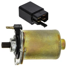 NICHE Starter Motor Solenoid Kit for Honda Elite 50S 50SR SA50 SA50P Scooter