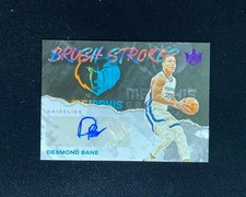 2023-24 Panini Court Kings Brush Strokes Desmond Bane Purple 12/35 Auto EB14