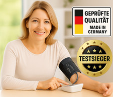 Blutdruckmessger&auml;t Oberarm TESTSIEGER mit MANSCHETTEN-KONTROLLE sofort lieferbar