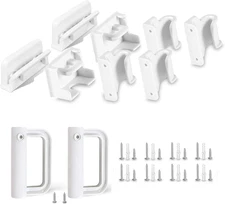 Retractable Baby Gate Replacement Parts Kit Child Safety Gate Full Set Wall Moun