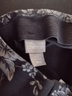 Chico's Black and Silver Floral Brocade Trousers size .5(US 6) — photo 6
