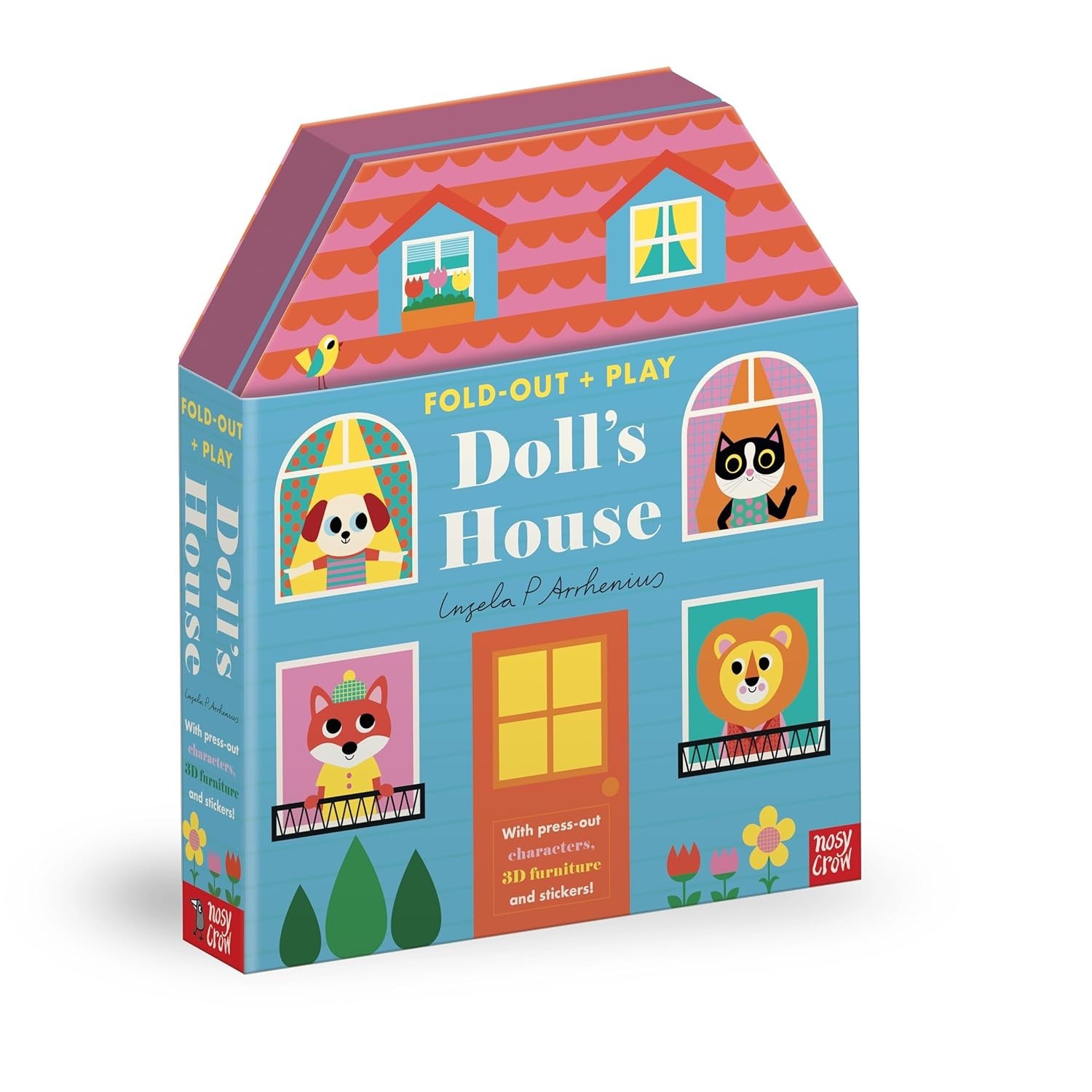 Fold-Out + Play: Doll's House: Build your own 3D house with interactive play
