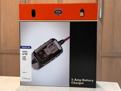 Harley-Davidson 5.0 Amp Dual-Mode Battery Charger 66000309 (No