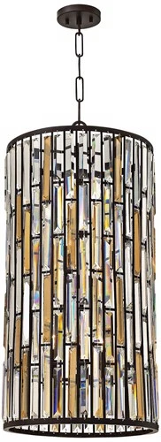 Hinkley Gemma 16" Wide Vintage Bronze and Crystal Modern Pendant - Picture 3 of 3