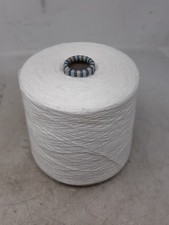Rollo de hilo de algodón Filmar NE 20/2 - blanco - 2 libras - cono de 7"x7"x7"