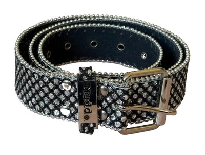 Vtg ST. JOHN Silver-tone CRYSTAL RHINESTONE Glamorous CHAIN BELT fits S-XL ST JOHN Belt | eBay main image 4