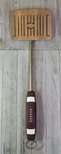 Charcoal Companion Football Handle Burger Flipper Grill Tool Spatula Barbeque