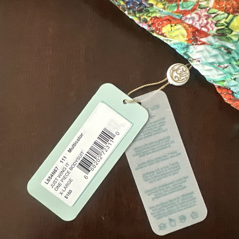 Luli Fama Luli's Jungle One Piece Bodysuit Swimsuit Size XL - Image 2 of 4