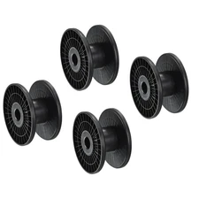 4PCS 4.7" Floss Bobbins Empty Thread Spools Wire Weaving Bobbin Chain Tape