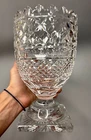 ✅ VINTAGE LARGE 10.5" WATERFORD GLASS PEDESTAL VASE HEAVY 8.6 LB
