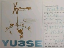 Yugoslavia QSL Radio Card 1973 Vilko Kikl Sentilj Maribor 