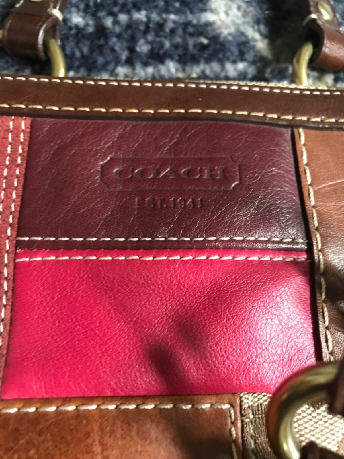 Coach Limited Edition Patchwork Beautiful Vintage… - image 3