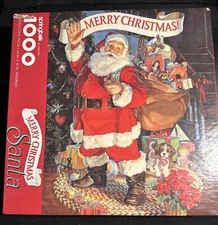 Springbok Merry Christmas Santa Puzzle by Hallmark 1000 Piece NEW In Box -SEALED