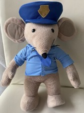 Rastamouse 13” Plush Soft Toy Mouse BBC CBeebies PRESIDENT WENSLEY DALE 2011