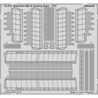 #MW22 Eduard 72670 Blenheim Mk.Iv Landing Flaps 1/72 Pe Set For Airfix
