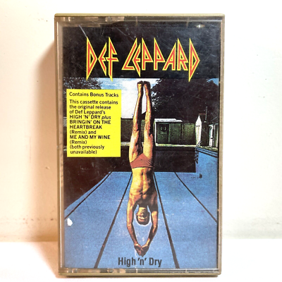 DEF LEPPARD: HIGH 'N' DRY / PYROMANIA (Cassette) Heavy Metal, Hard