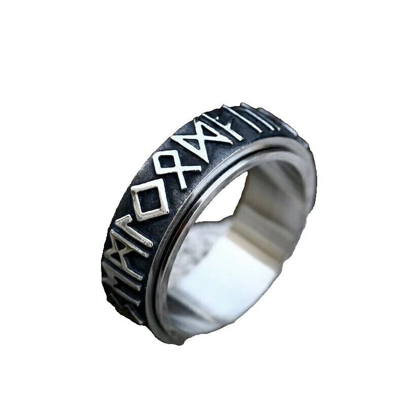 Anillos de Motociclista de titanio sin Piedra para hombres