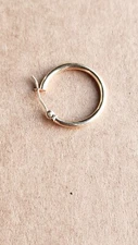 EARRING 14 KARAT YELLOW GOLD RCI HOOP 