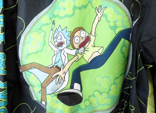 Rick And Morty Lightweight Members Only Jacket Choose Size Limited - Picture 9 of 12