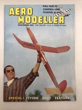 NOV 1963 AERO MODELLER vintage model magazine