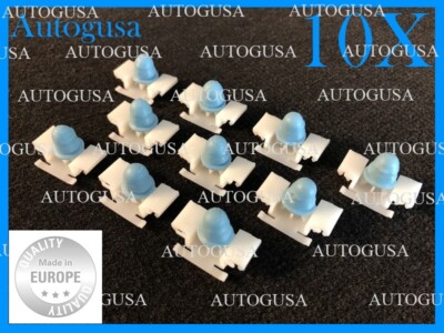10 MOLDING CLIP M-TECHNIK CLIP WITH GULLE for BMW E36 FIXING CLIPS 621