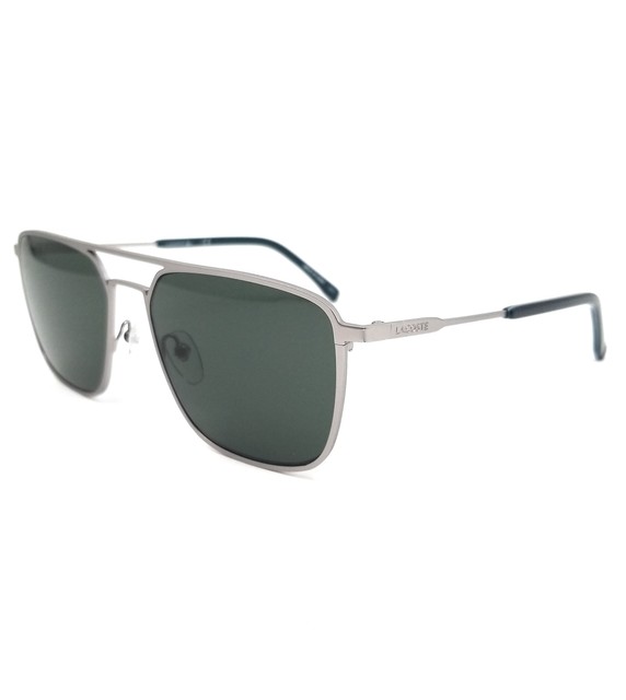 Lacoste Sunglasses L194S 035 Matte Grey Rectangle Men 57x17x140 eBay