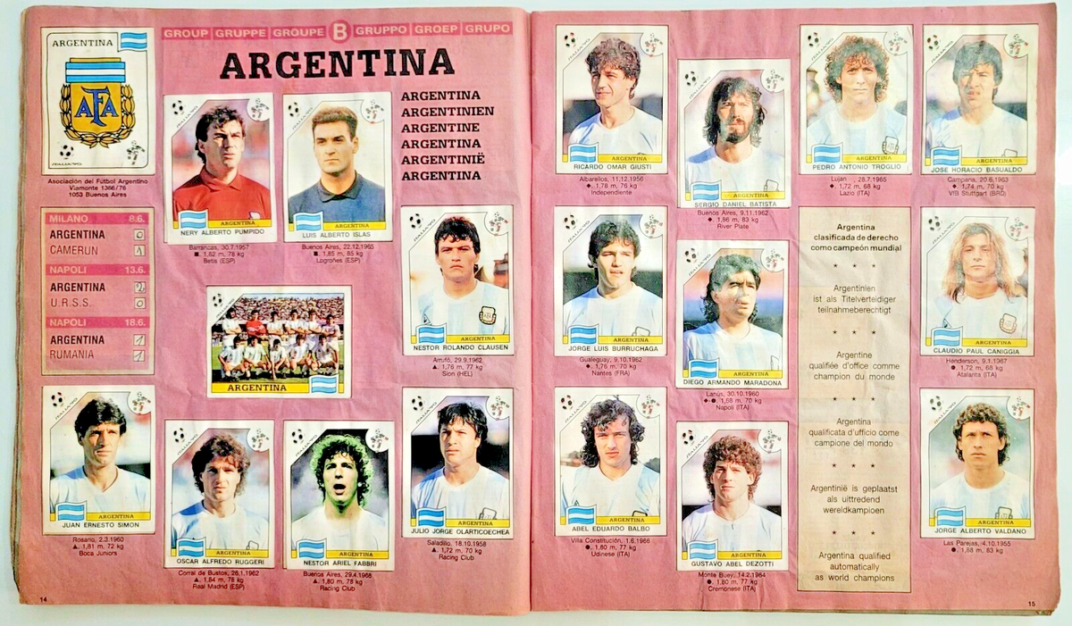Autocollant Panini Coupe Du Monde 1990 Italia Napoli Stade #13