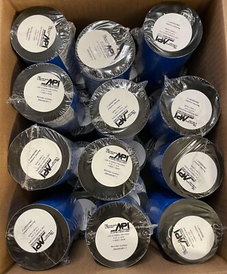 For ZEBRA Printer Black Label FX Wax 4.33''x1476'  ZB4345GRT-1 (Box of 24)