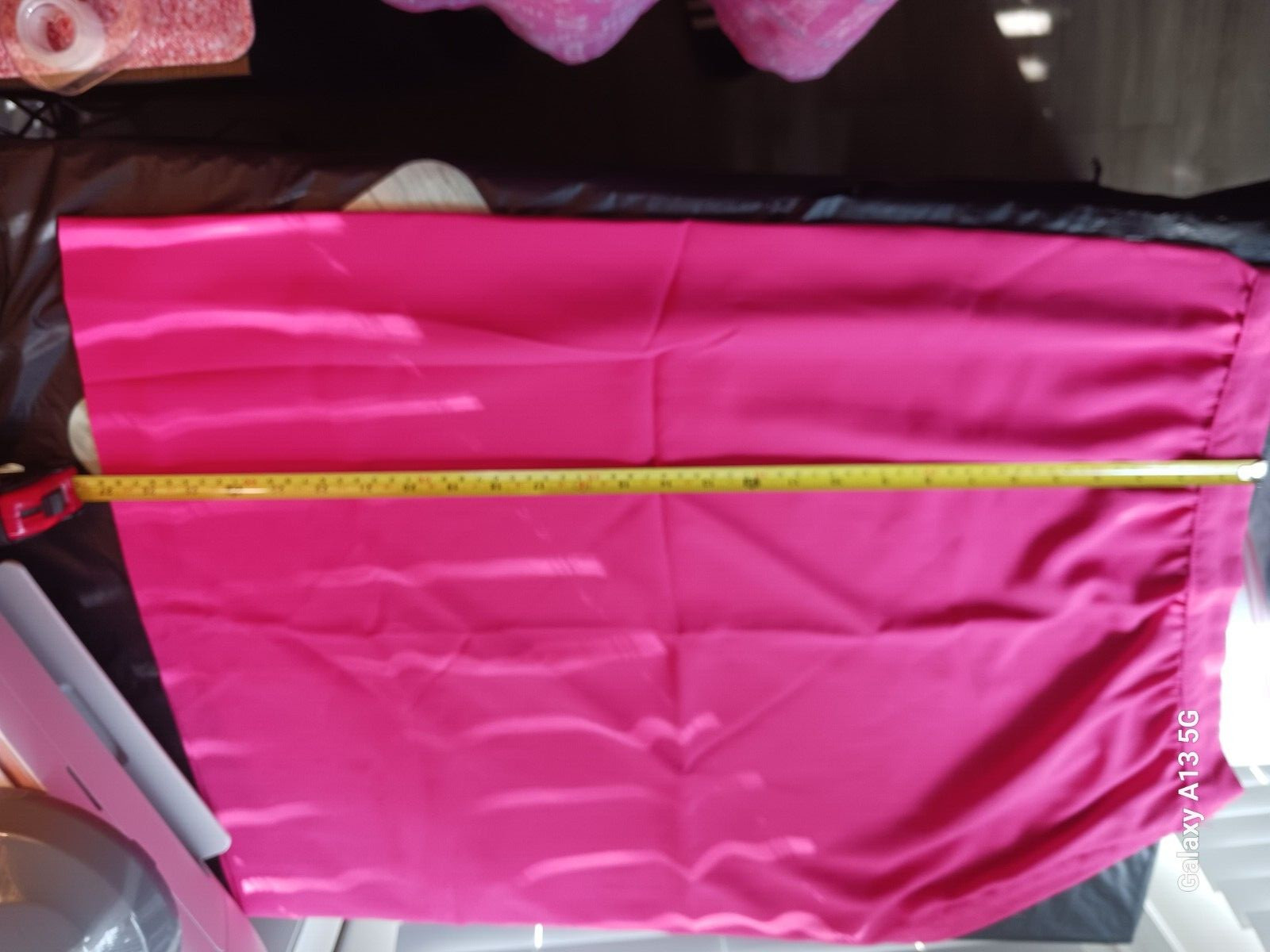 Womans Medium Solid Hot Pink Business Casual Butt… - image 14