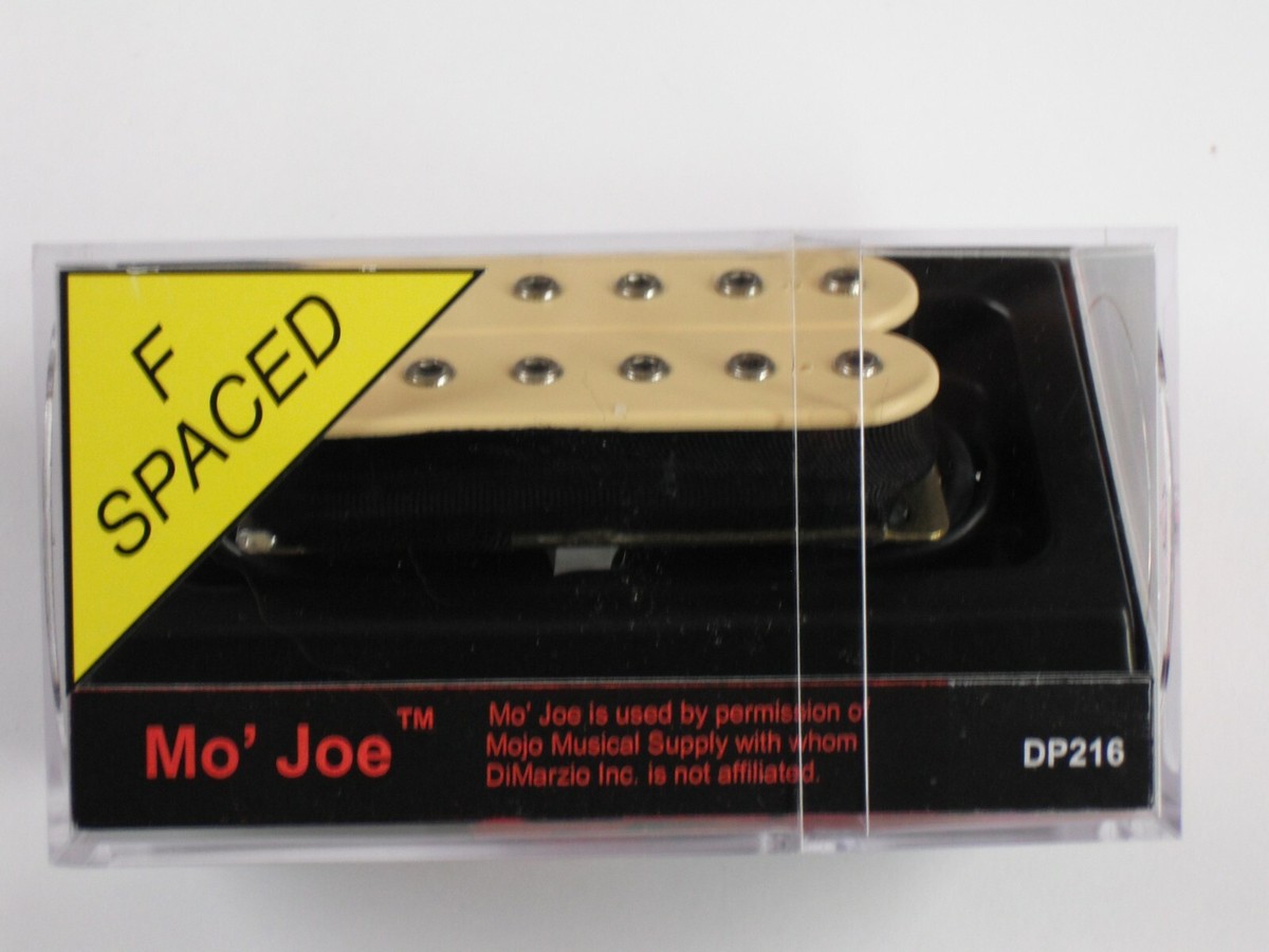 DiMarzio Dp216 Mo' Joe Bridge Pickup Black/creme F-spaced