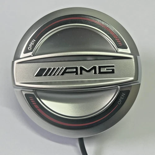 red black Fuel tank cap NEW for OEM Mercedes AMG Chrome A0004708200 - Bild 1 von 2