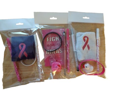 Juego de regalo para concientización/sobrevivientes del cáncer de mama... Lote de 5 artículos diferentes  - Imagen 1 de 5