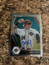 Mike Jarvis Signed 2021 Prizm Draft Picks Auto Pittsburgh Pirates PDP163