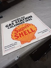 Vintage Collectible 1995 SHELL OIL Gas Station Calendar   #9943