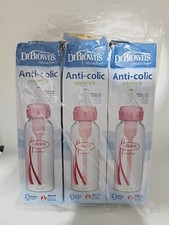 Dr. Brown's Natural Flow Options Anti-Colic Narrow Bottle 8 Oz. 3 Pack 