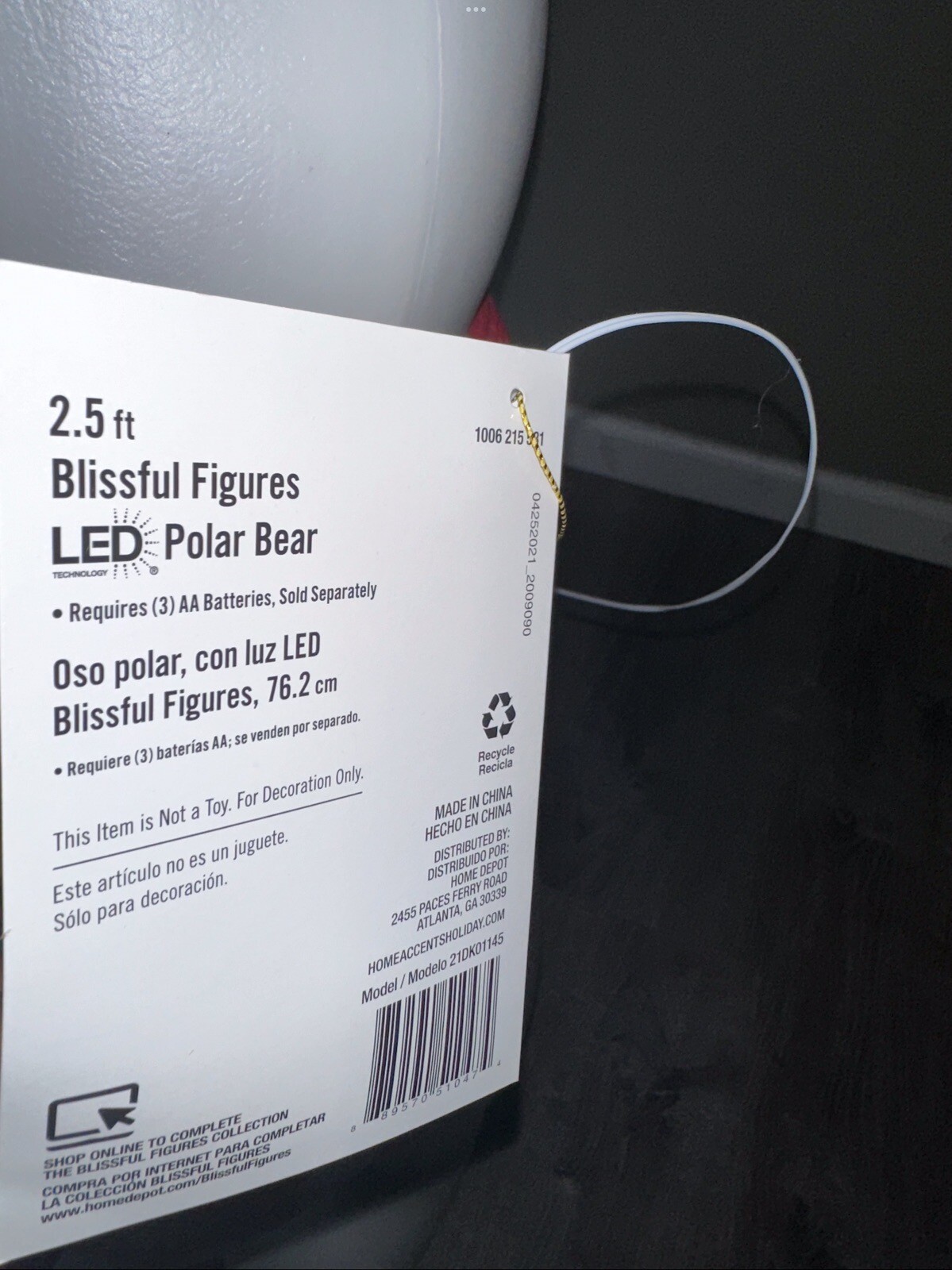 Home Accents Holiday LED Polar Bear Blow Mold eBay