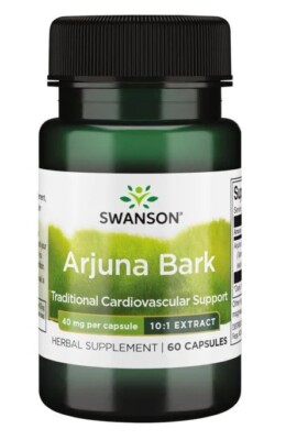 Swanson Premium Arjuna Rinde 10:1 Extrakt 60 Kapseln