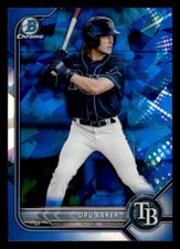QTY Dru Baker 2022 Bowman Draft Sapphire Edition #BDC-158