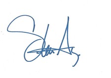 Steve Augeri "Journey" autograph signed 10x15 cm index card