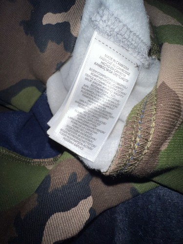 POLO RALPH LAUREN CAMO MULTI COLORBLOCK FULL ZIP HOODIE XL/TG (18-20) - Picture 4 of 10
