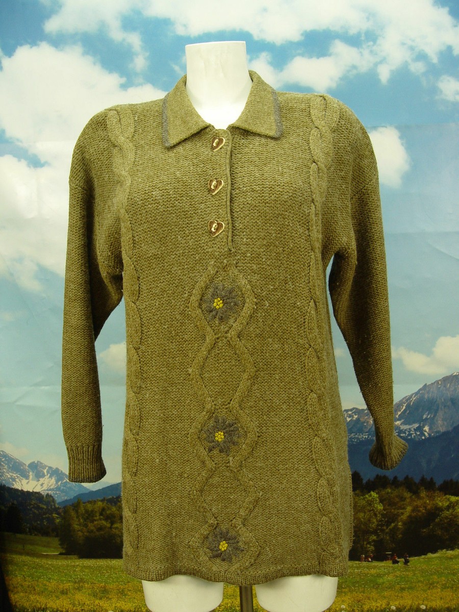 ALBA MODA weit geschnitten warm leicht Trachtenpullover Pullover