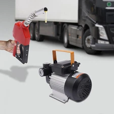 110V 0.55KW Electric Fuel Transfer Pump Kit Diesel Kerosene Oil w/ Hose & Nozzle