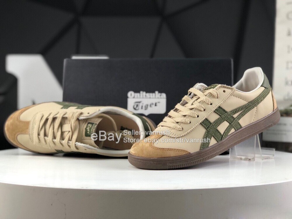 スニーカー Onitsuka Tiger TOKUTEN Training Brown UNISEX Classic Onitsuka Tiger Tokuten Running Sneakers Unisex Beige